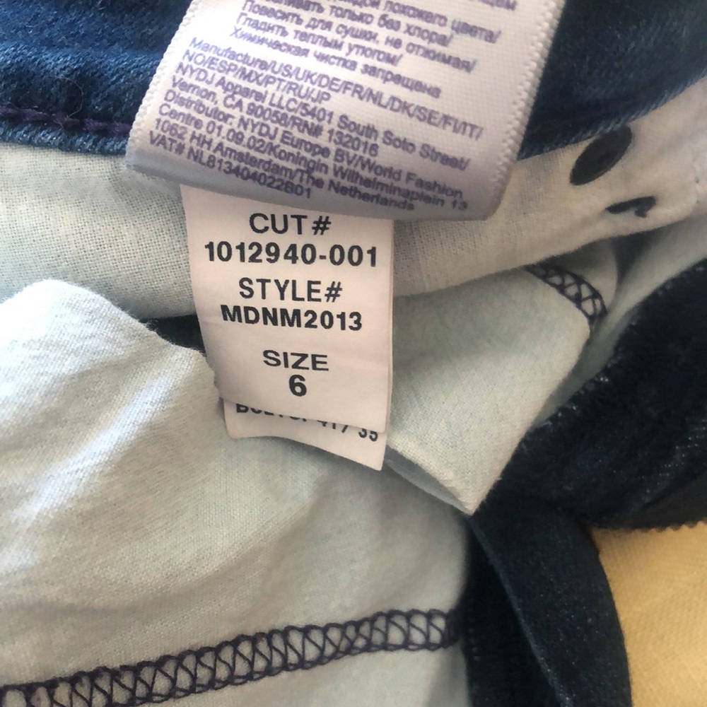 NYDJ Dark Blue Denim Jeans - Picture 12 of 13